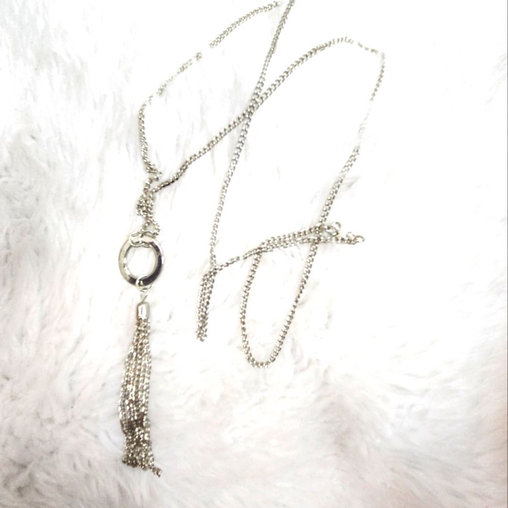 Silver Tassle Necklace